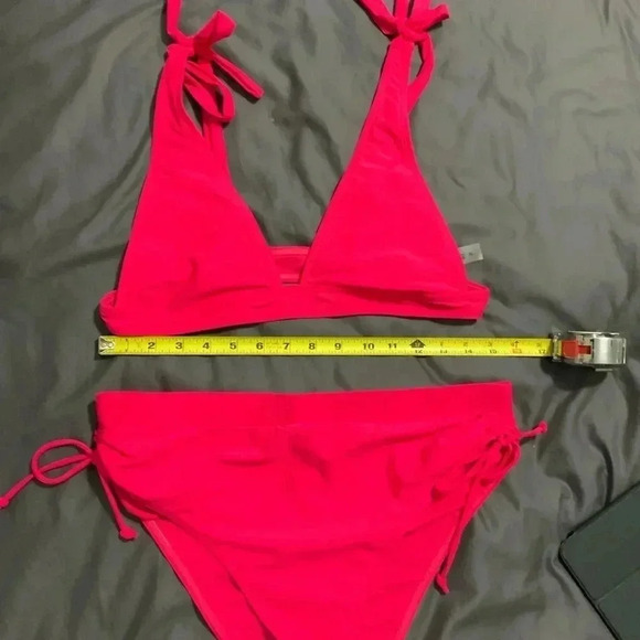 HOT PINK 2 PIECE BIKINI SIZE XL - Picture 2 of 4
